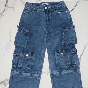 Garage Multi Pocket Cargo Jeans